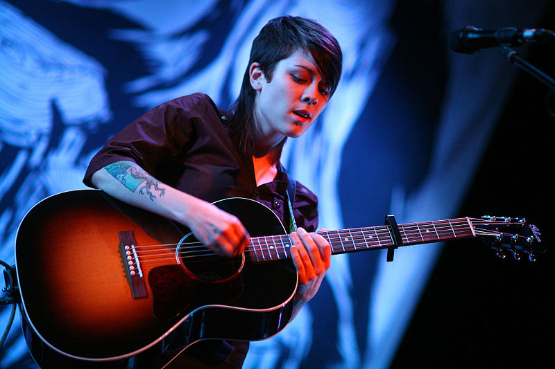 Tegan Quin of singer-songwriter duo and set of twins Tegan and Sara. Photo used under the Creative Commons License.