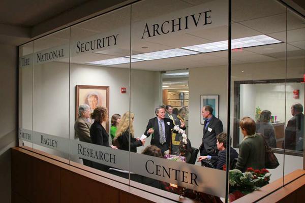 The National Security Archive in Gelman Library.