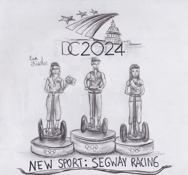 Cartoon New events announced for D.C.’s 2024 Olympic bid The GW Hatchet