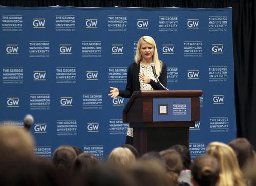 Elizabeth Smart, who was kidnapped at age 14, spoke Thursday about her book, My Story and how survivors of abuse can move forward. Delaney Walsh | Photo Editor.