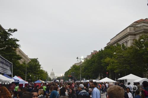 Taste of D.C., an annual festival that draws thousands, shut down parts of Pennsylvania Avenue on Saturday and Sunday. Erica Christian | Contributing Photo Editor