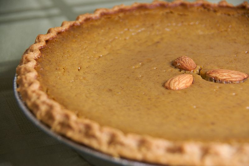 Pumpkin pie, a traditional Thanksgiving dish that will induce food comas. Photo used under the Creative Commons License. 