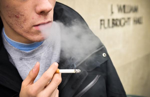 The D.C. Council will consider raising the age limit for buying cigarettes to 21, closely following a similar move in New York City. Hatchet File Photo.