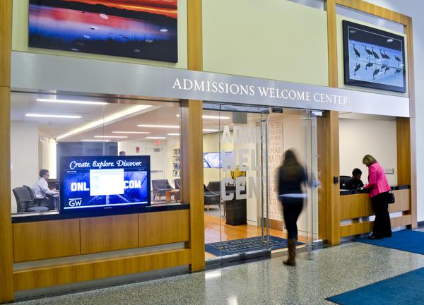 Representatives and top officials in the admissions office had told potential applicants at GW did not factor financial aid need into admissions decisions. Administrators told The Hatchet this year that the University is actually need-aware in admissions decisions. Hatchet File Photo
