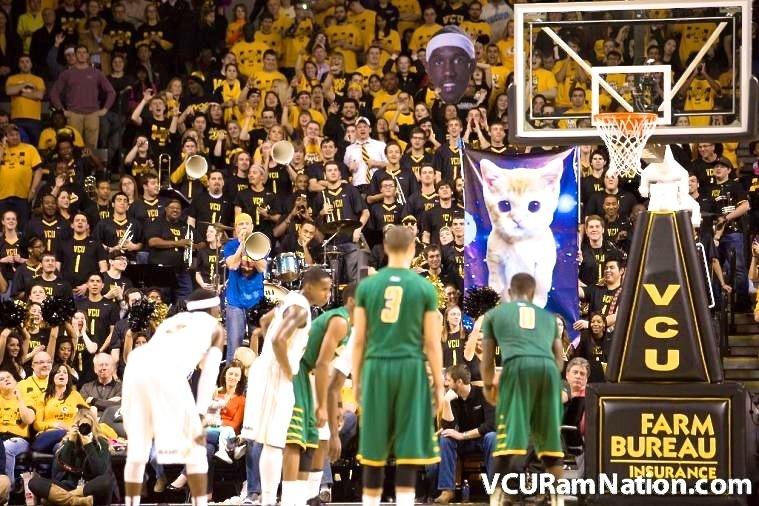 The VCU pep bands space kitten. Photo courtesy of VCURamsNation.com