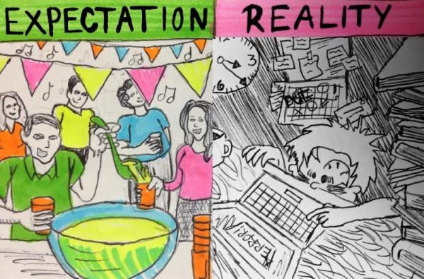 Cartoon: Syllabus weeks unforseen reality