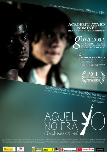 Poster for Aquel No Era Yo (That Wasn’t Me), the Hatchets choice for best live action short film. 