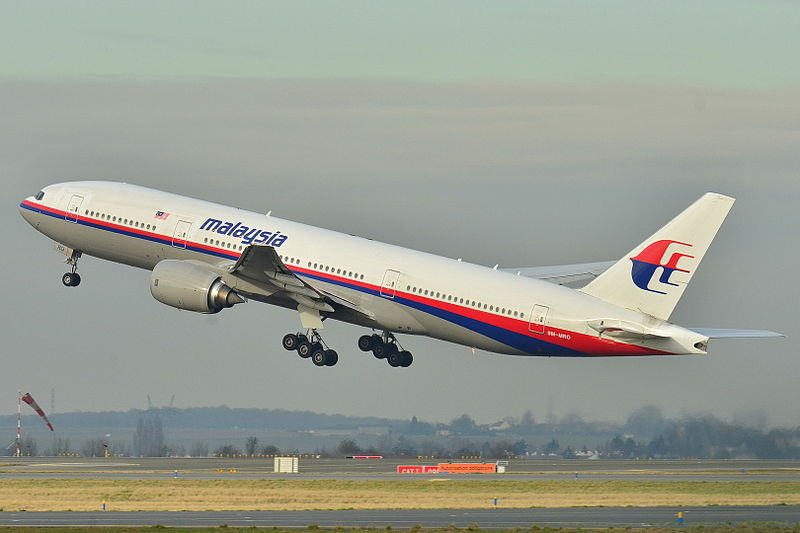 A Malaysia Airlines plane takes off in 2011. Photo used under Wikimedia Commons license