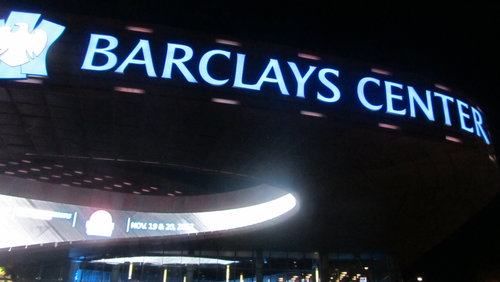 The Barclays Center in Brooklyn. Photo used under the Wikimedia Commons license