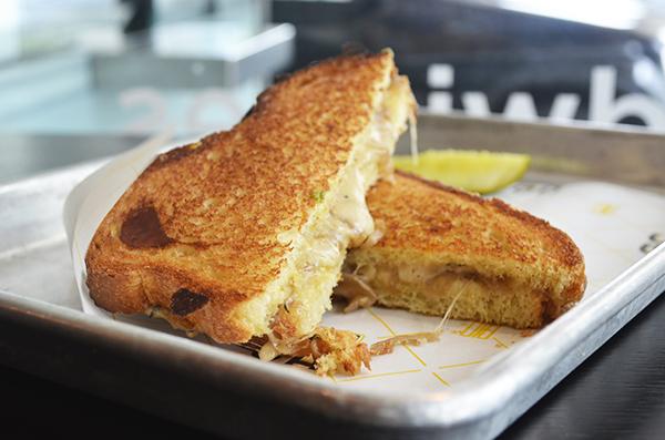 A gooey grilled cheese from GCDC is the perfect toasty meal to warm up a chilly day.