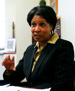 Vice Provost of Diversity and Inclusion Terri Harris Reed said shortly after she was hired in May 2011 that she would reevaluate the way GW recruits more diverse students. Hatchet File Photo