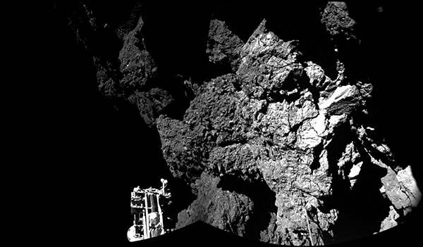 Photo courtesy ESA/Rosetta/Philae/CIVA.
