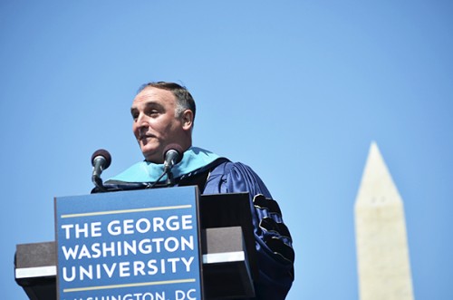 José Andrés delivered the Commencement address to the Class of 2015. Hatchet File Photo 