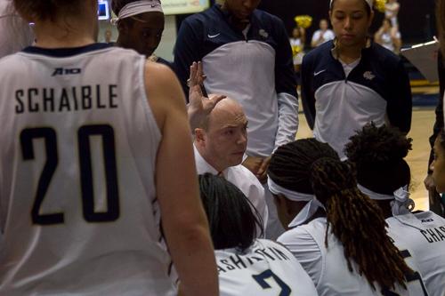 After four years at the helm of GW womens basketball, head coach Jonathan Tsipis has left the program, the University announced Monday.  Zach Montellaro | Hatchet Staff Photographer
