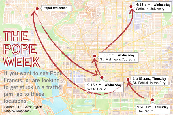 Visualized: Mapping the pope