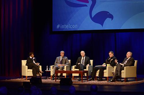 C.I.A. officials shared their thoughts on cyber security threats. Katie Causey | Photo Editor