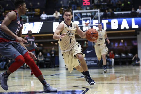 Graduate student guard Alex Mitola is averaging 9 points in 17.8 minutes off the bench in Atlantic 10 play this season. 