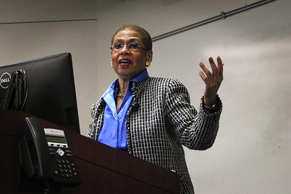 Congressional Delegate Eleanor Holmes Norton (D-D.C.), pictured here in 2016, said her idea for the proposed bill came from a Milken Institute of Health report published in May.