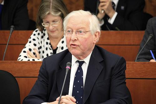 Robert Harrington, the chair of the Faculty Senates 