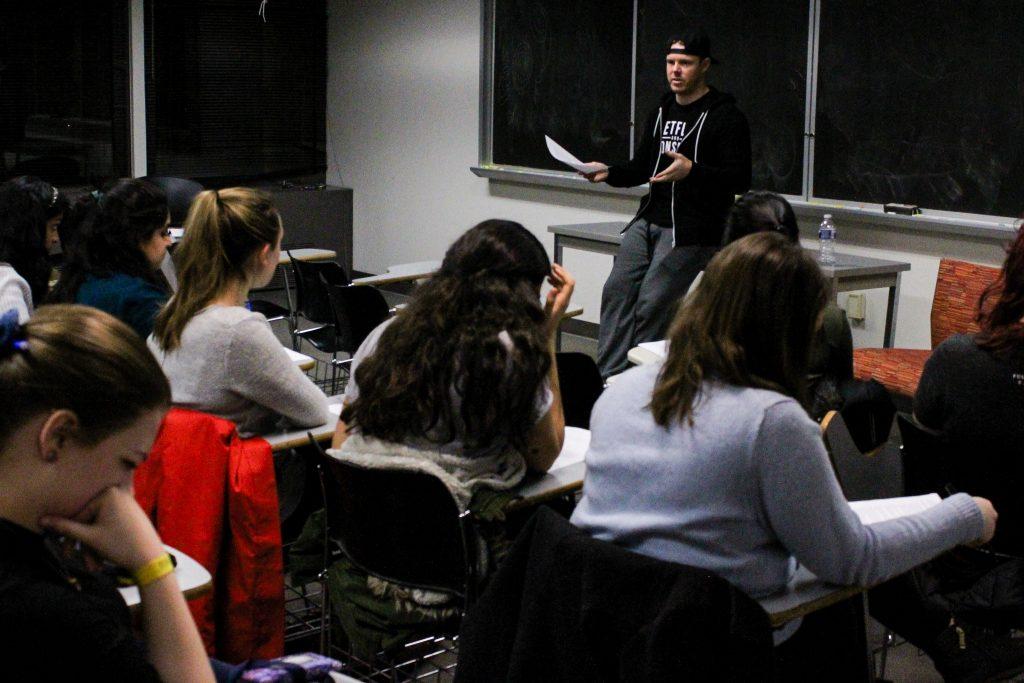 Students+Against+Sexual+Assault+members+met+Tuesday+night+to+discuss+how+the+new+administration+can+bring+changes+to+sexual+violence+legislation+and+survivor+rights.