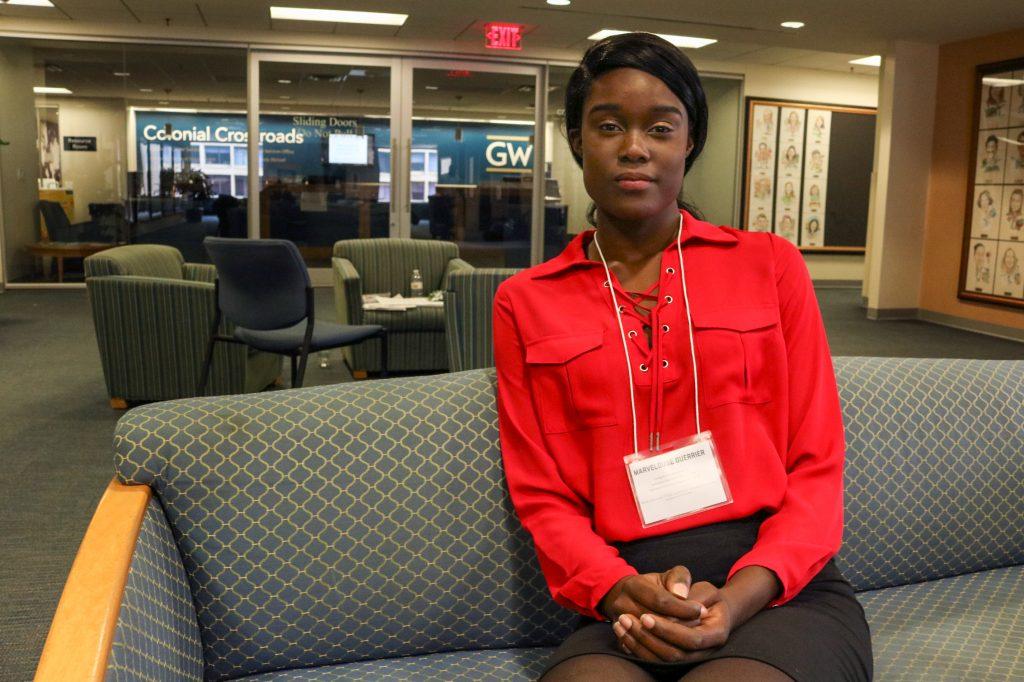 Marvelouse Guerrier, a freshman, had to wait two months after being hired at the Center for Student Engagement before she could start working. A new system will streamline the hiring process for student employees.