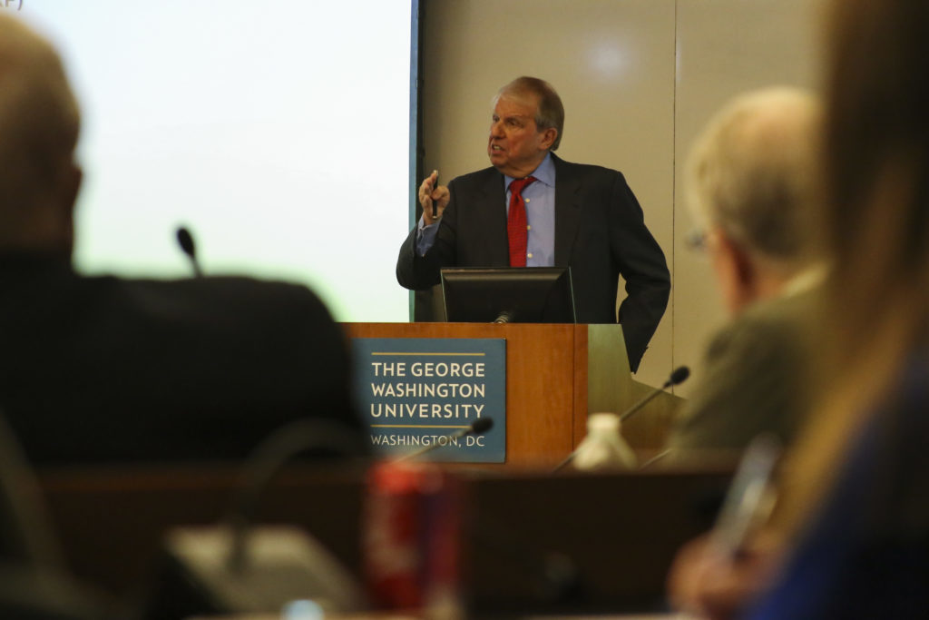 Leo Chalupa, the vice president for research, said at a Faculty Senate meeting last week that GW's federal research subsidies have increased by about $10 million in the past decade.