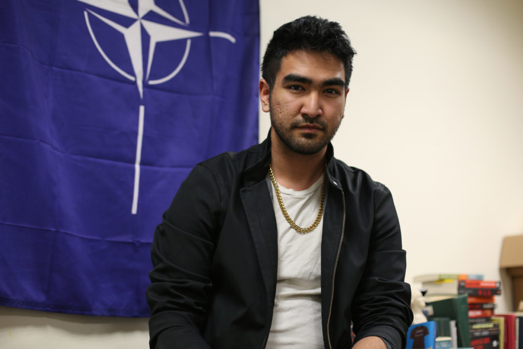 Husayn Hosoda, the president of foreign service fraternity Delta Phi Epsilon, said members of his group have been concerned about their job prospects in the federal government since President Trump instated a hiring freeze.