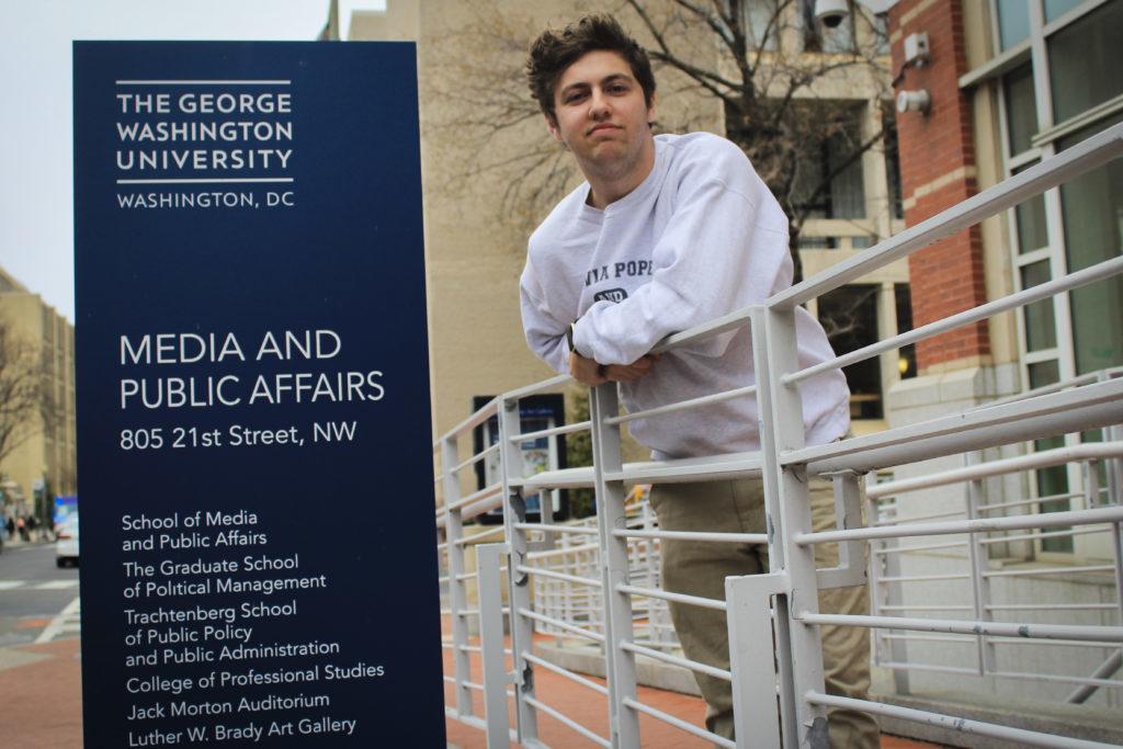 Jonathan Kandell, a freshman political communication major, is one of two School of Media and Public Affairs students starting a student association for the school.