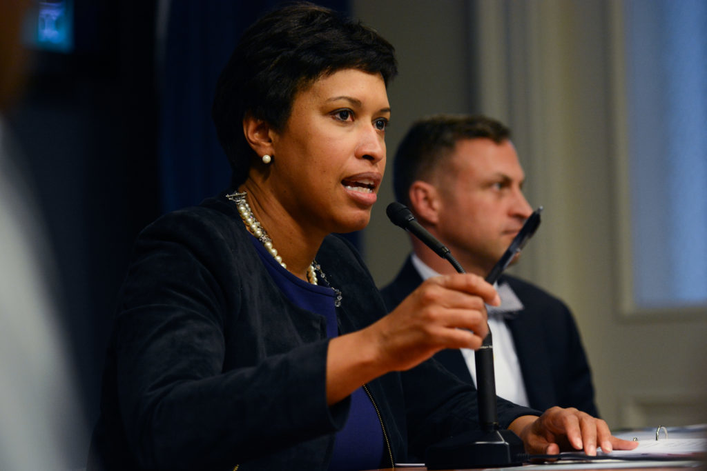 D.C.+Mayor+Muriel+Bowser+disscussed+how+she+plans+to+dedicate+millions+from+her+budget+to+staffing+programs+in+MPD+at+a+roundtable+discussion+with+student+journalists+last+week.