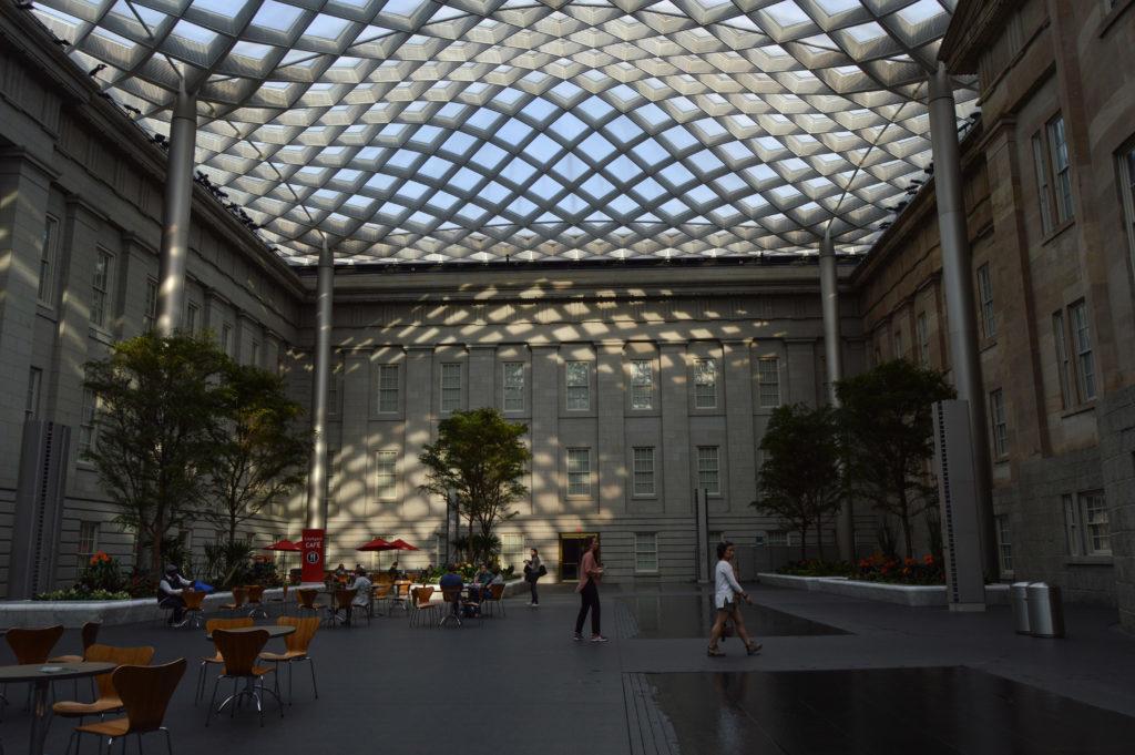 Best off-campus study spot: Kogod Courtyard at the National Portrait Gallery