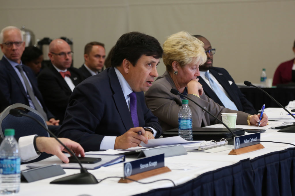 Board Chairman Nelson Carbonell said he is convening a task force focused on volunteer and alumni engagement to explore ways to keep former students involved with the University and keep donations flowing.