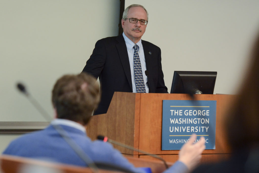 LeBlanc addressed the Faculty Senate on Friday to talk about his plans for the university going forward.