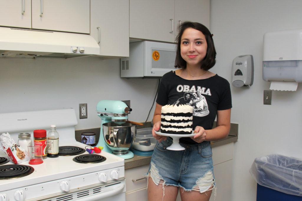 Freshman Lena Geller now operates her cake decorating and catering business, Lena’s Lunchbox, out of the kitchen in Potomac House.
