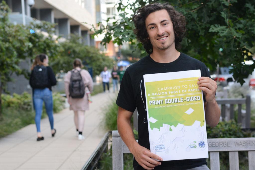 Logan Malik, the SA’s director of sustainability policy, said he created the campaign to make one final push to promote sustainable behavior among students in his senior year.