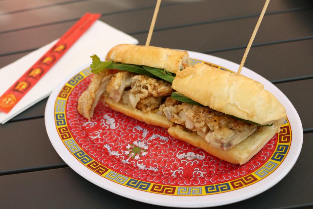 Every bite of the num pang chicken sandwich ($11) at Maketto is a combination of strong and savory flavors.