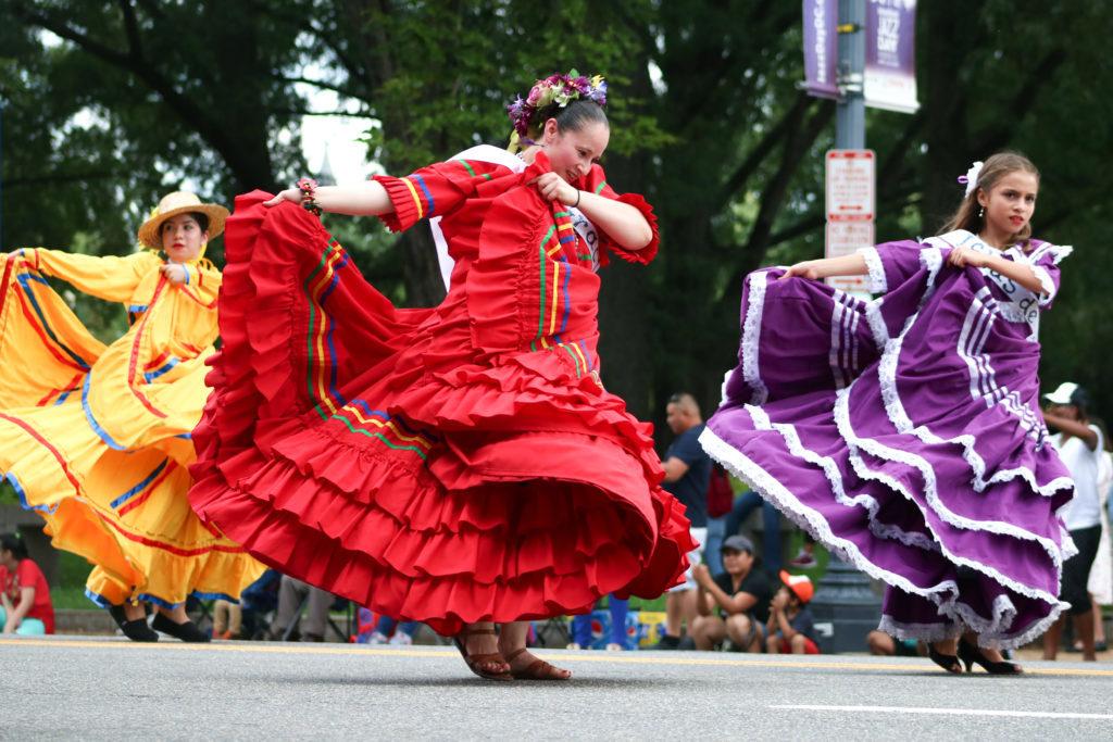 Dance+troupes%2C+as+well+as+a+variety+of+musical+performers+and+floats%2C+celebrated+Latino+culture+and+community+at+the+annual+Fiesta+D.C.+Parade+Saturday.