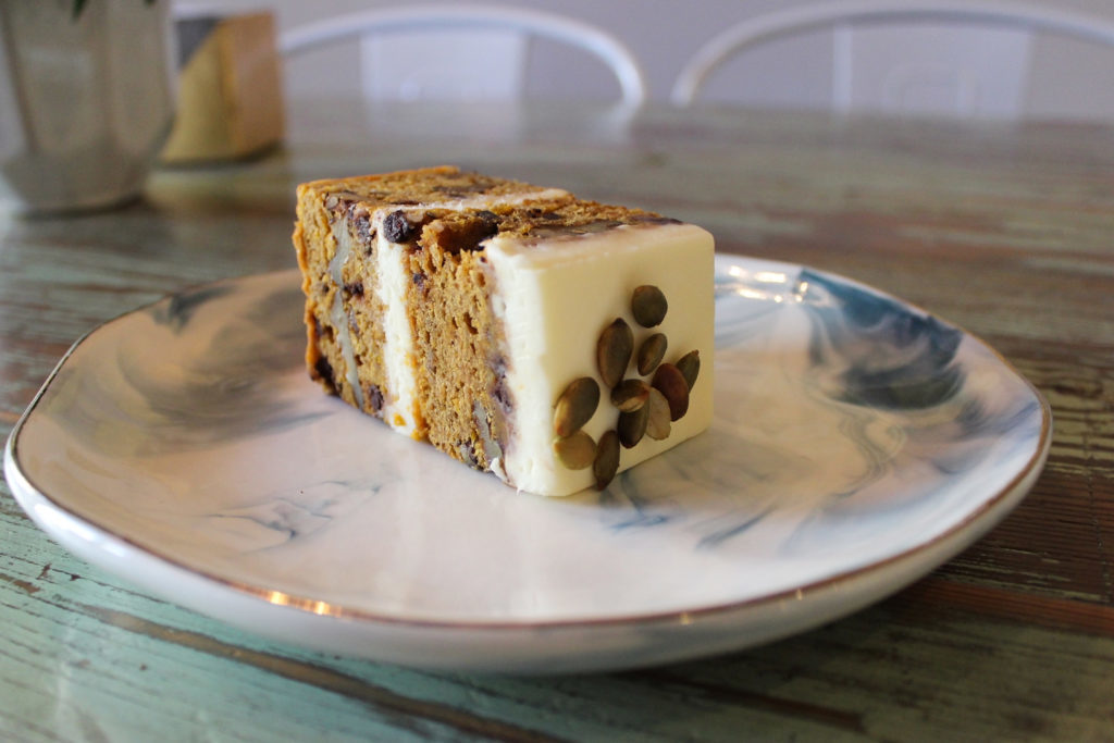 The pumpkin bar ($3.50) at Buttercream Bakeshop, located downtown at 1250 9th St. NW, is the perfect treat for when you need something sweet.