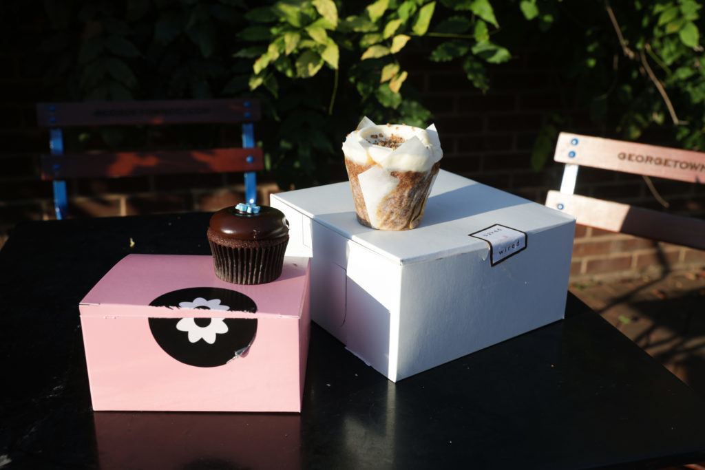 Georgetown Cupcake is known for their gourmet frosting, while Baked and Wired goes for a quirky approach with fun names and large servings. D.C. newcomers can try both and decide which deserves the crown for best cupcake.