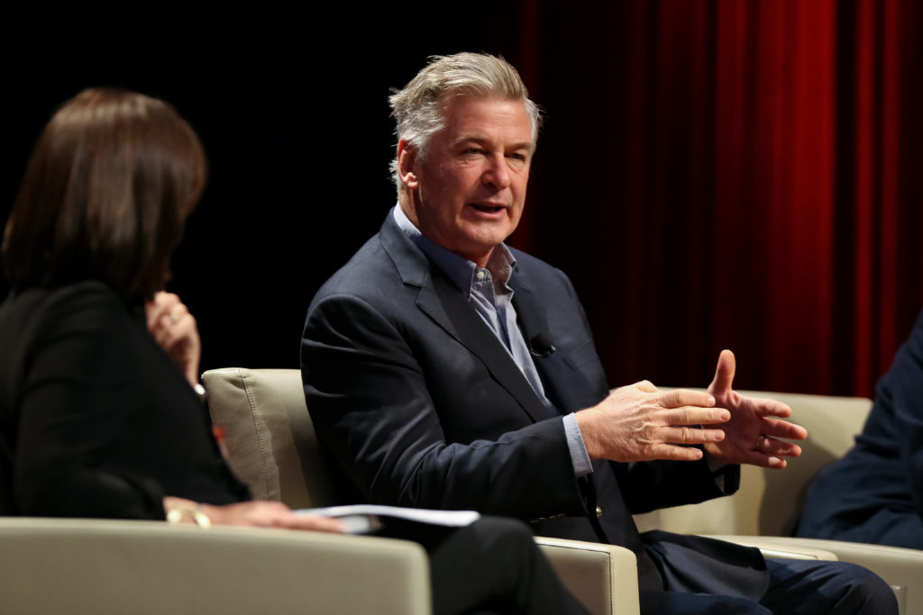 Actor Alec Baldwin discussed his new book “You Can’t Spell America Without Me,”  a satirical memoir of President Donald Trump’s first year in office, at Lisner Auditorium  Thursday.