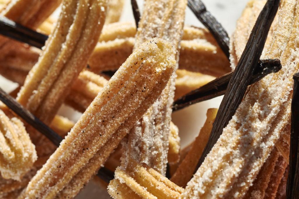 The classic Spanish churros ($10) at Del Mar, located at 791 Wharf St. SW, should be served at every table.