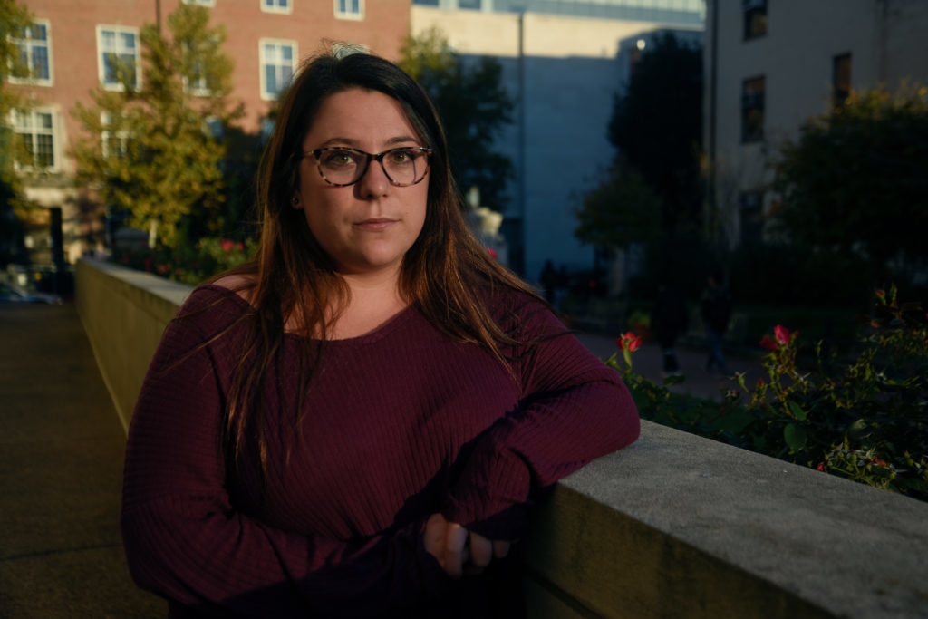 Freshman Emily Rockenbach said her views were misrepresented in a viral video when she was stopped on campus by an interviewer from a conservative news site.