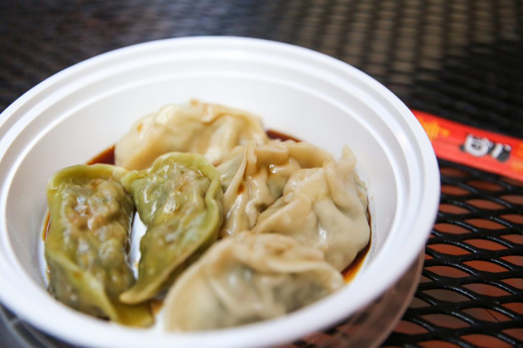 Laoban Dumplings, a grab-and-go dumpling spot, and Bindaas, a sit-down Indian restaurant with vibrant decor, both opened Monday in 2000 Penn.