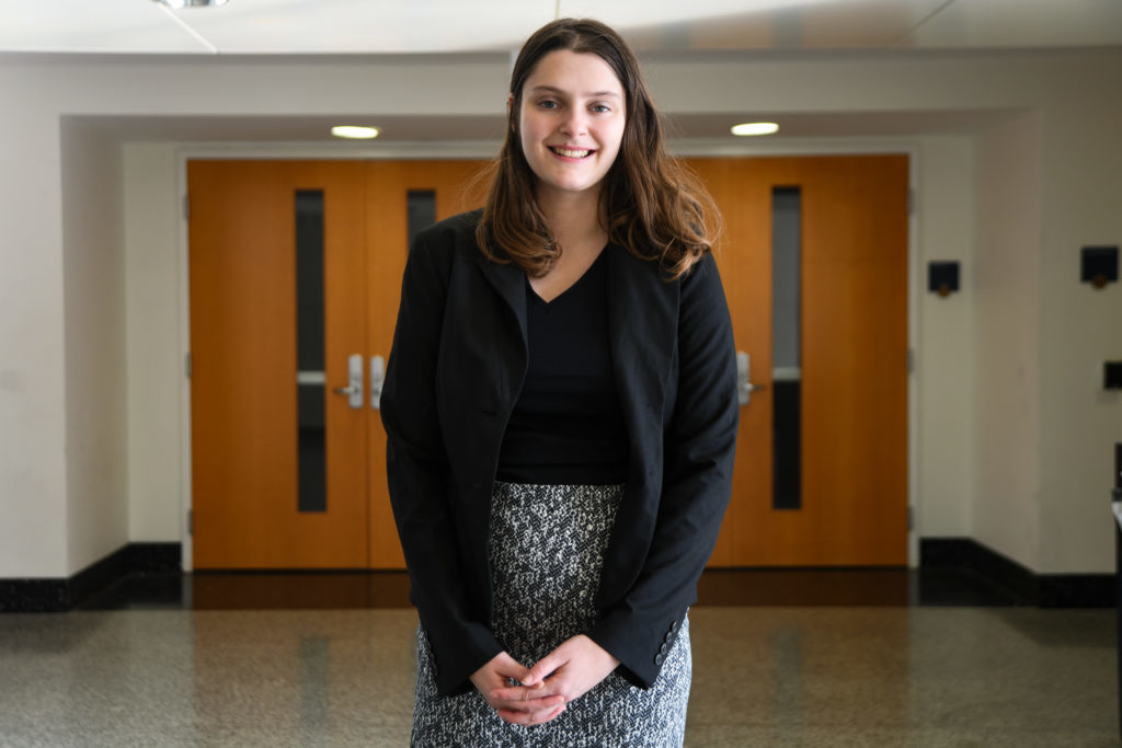 Senior Eve Zhurbinskiy will resign at the end of the semester after a two-year tenure on the Foggy Bottom and West End Neighborhood Advisory Commission.