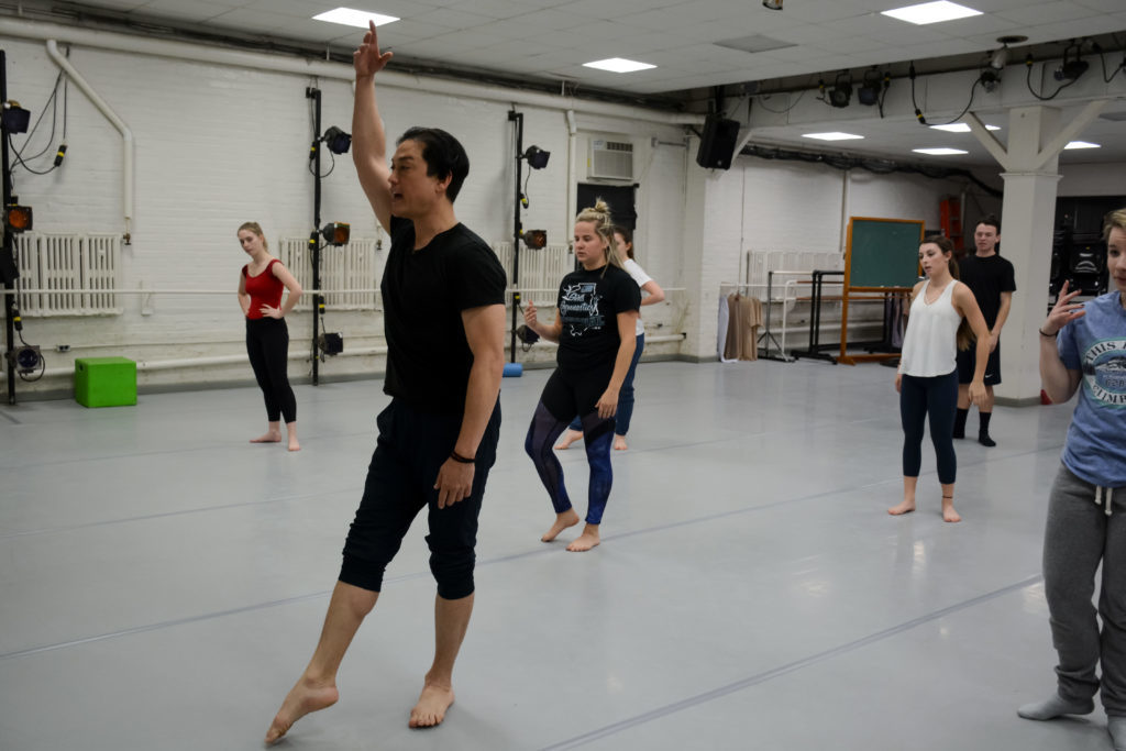 Dana Tai Soon Burgess, a professor of dance, who made history when he was named the Smithsonian’s first choreographer-in-residence last year, rehearses his performance.