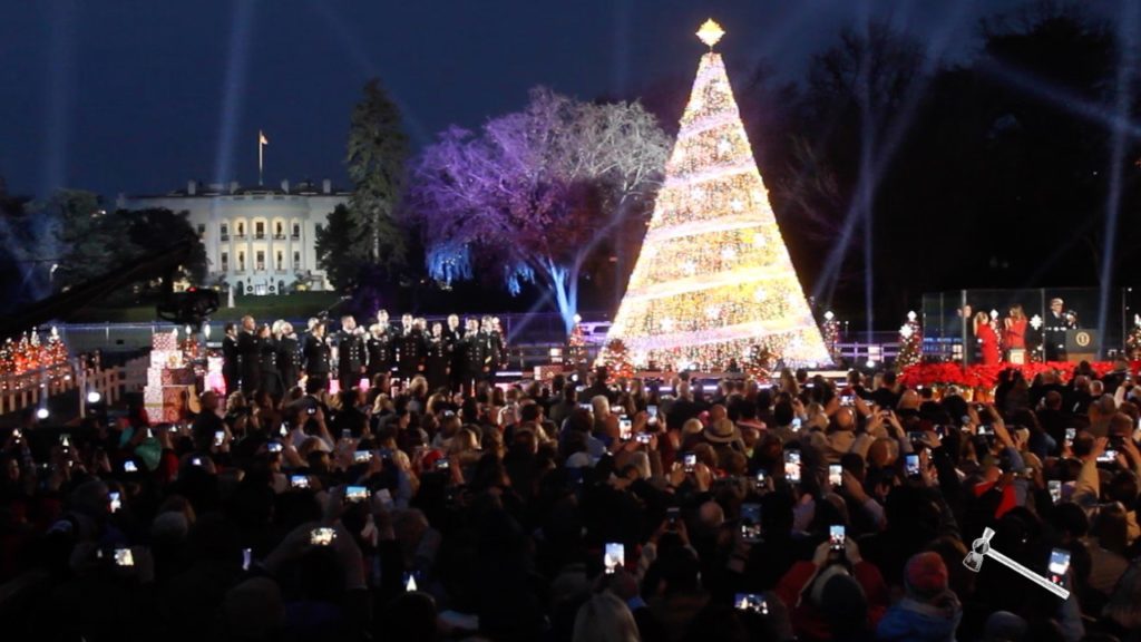 Thousands+gather+to+watch+Trump+light+the+National+Christmas+Tree