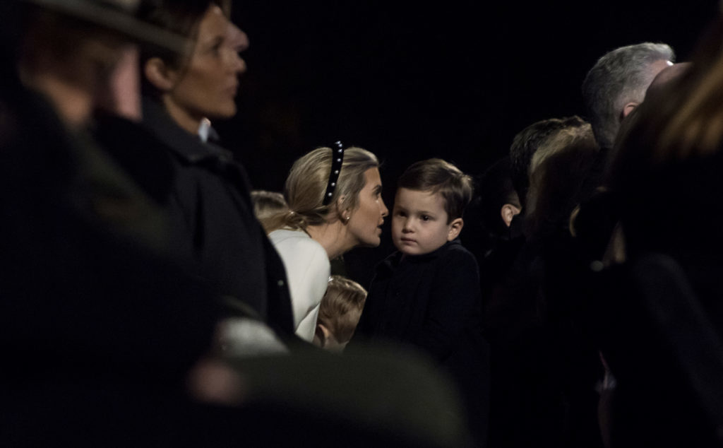 First+Daughter+Ivanka+Trump+speaks+to+her+son%2C+Theodore+Kushner%2C+at+the+National+Christmas+Tree+Lighting+Thursday+night.