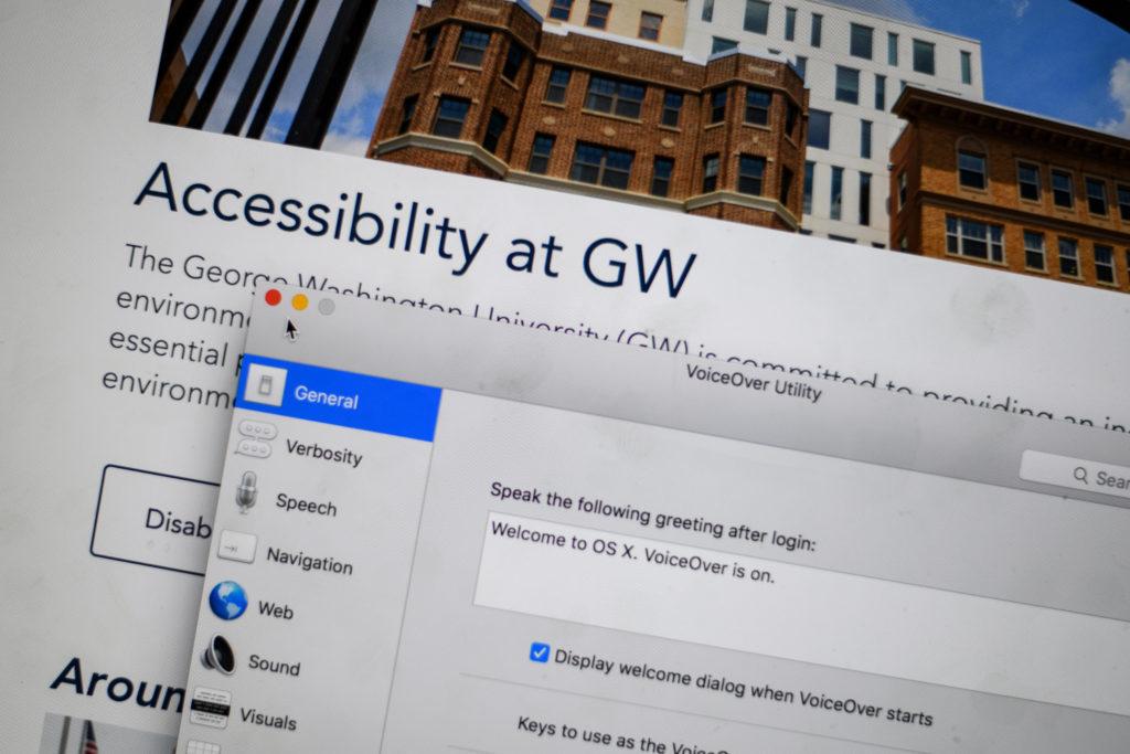 As the Department of Education investigates GW for alleged disability discrimination based on the accessibility of its websites, officials say they’ve formed a task force to examine the issue.
