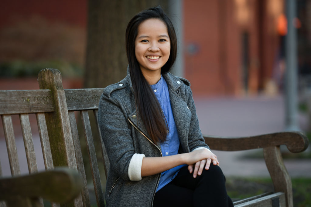 Ashley+Le%2C+a+junior+and+Vietnamese+immigrant+from+California%2C+said+her+campaign+for+SA+president+mainly+focuses+on+strengthening+the+community+on+campus.