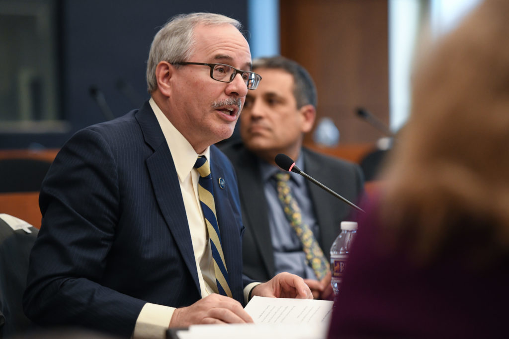At a Faculty Senate meeting this month, University President Thomas LeBlanc gave an update on the progress of his priorities.