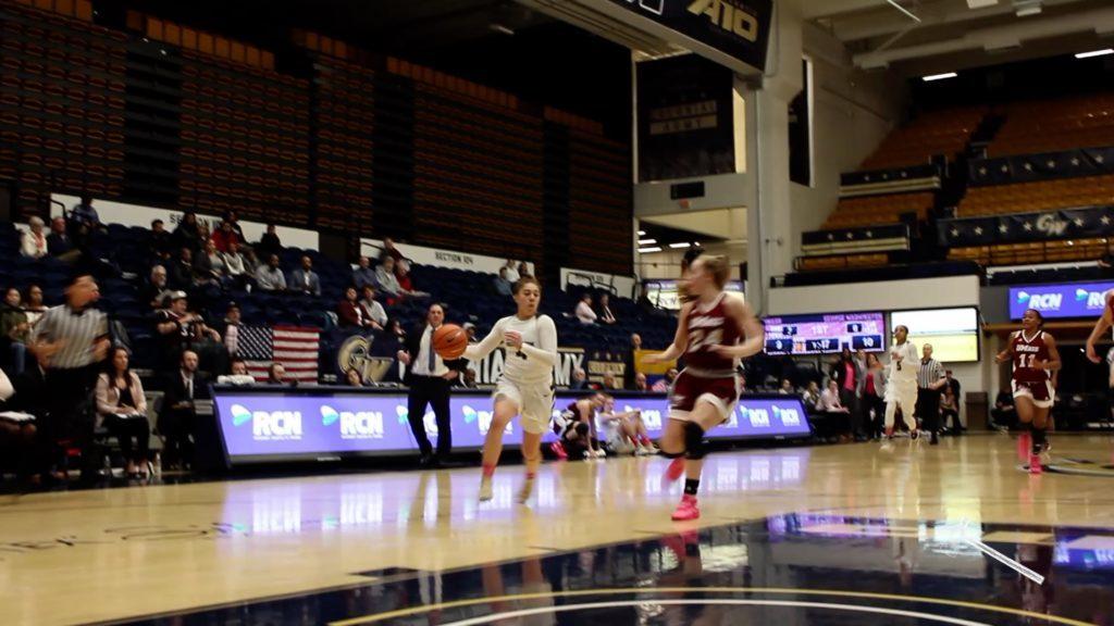 Womens basketball defeats Massachusetts at home 55-49